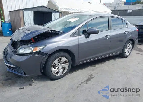 2015 Honda Civic Lx из США, поврежденный, VIN 2HGFB2F55FH563859